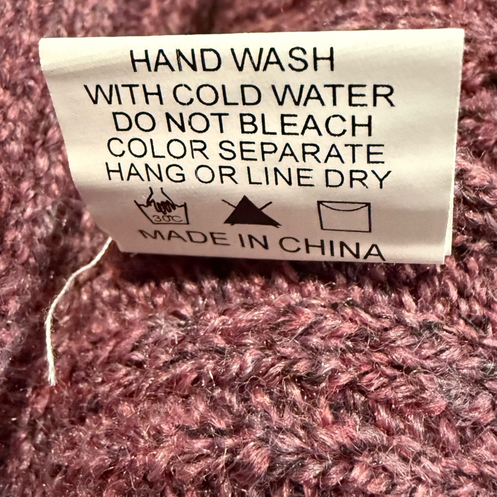 Bronze Snake Zaali Kaani Knit Off-Shoulder Sweater Wine Red Small - Picture 11 of 11